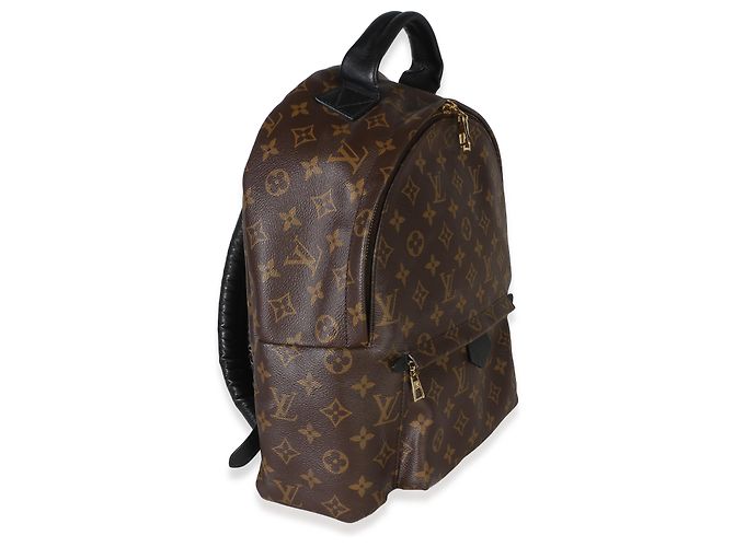 Mochila Palm Springs MM de lona Monogram Louis Vuitton Castaño - vista 4
