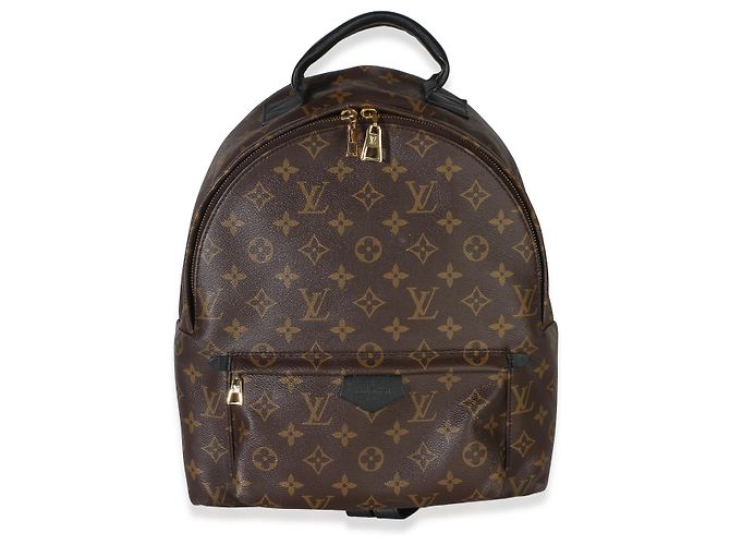 Mochila Palm Springs MM de lona Monogram Louis Vuitton Castaño - vista 8