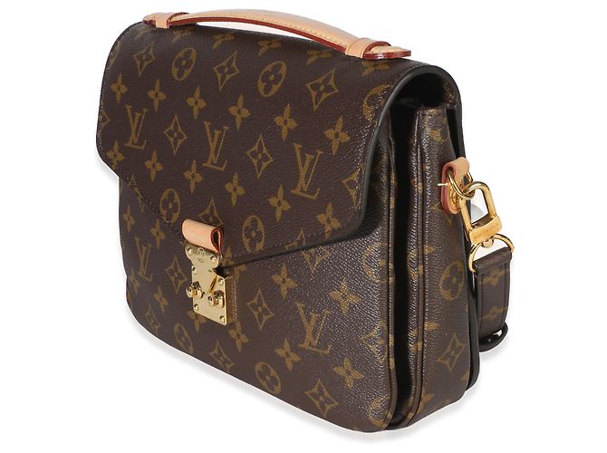 Louis Vuitton Monogram Canvas Pochette Metis Marrom - vista 3