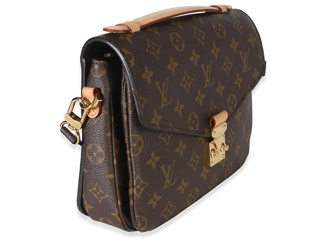 Louis Vuitton Monogram Canvas Pochette Metis Marrom - vista 4