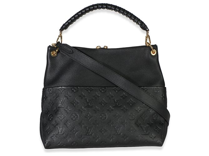 Louis Vuitton Black Monogram Empreinte Maida Hobo - vista 2