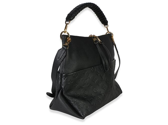 Louis Vuitton Black Monogram Empreinte Maida Hobo - vista 4