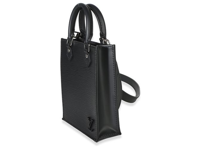 Louis Vuitton Black Epi Petit Sac Plat - vista 3