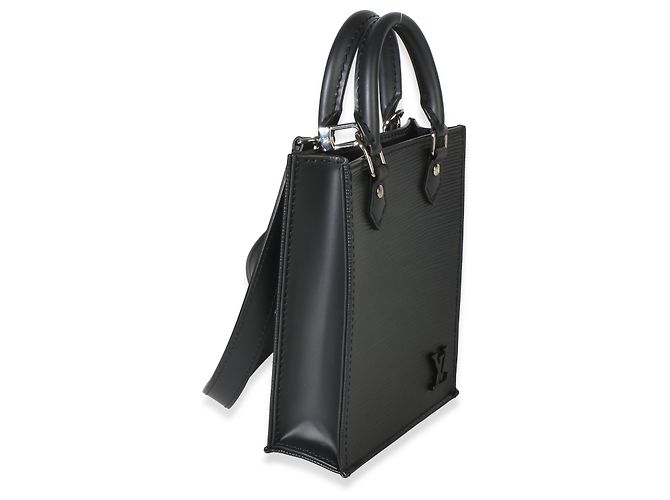 Louis Vuitton Black Epi Petit Sac Plat - vista 4