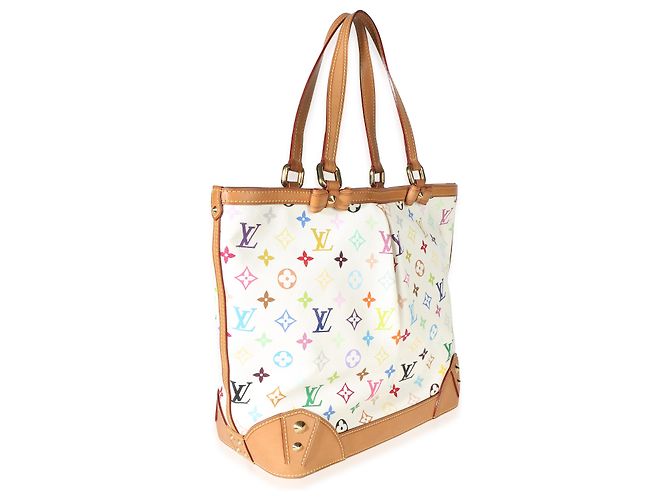 Louis Vuitton White Monogram Multicolor Canvas Sharleen GM - Ansicht 4