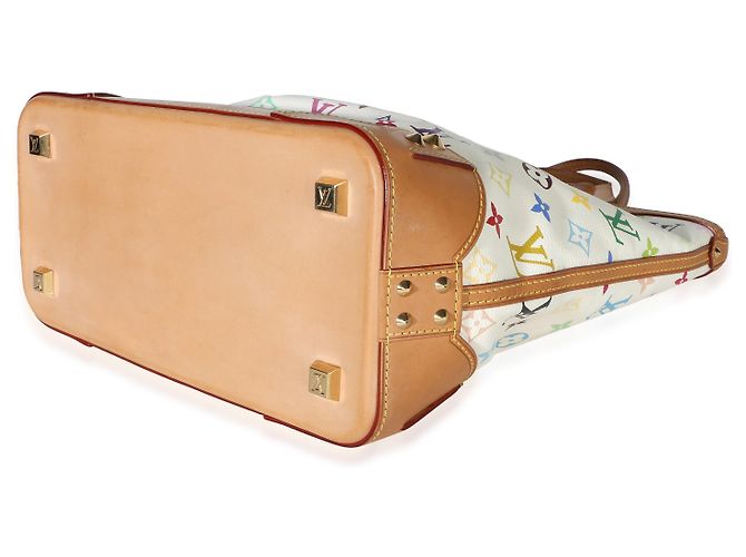 Louis Vuitton White Monogram Multicolor Canvas Sharleen GM - Ansicht 6