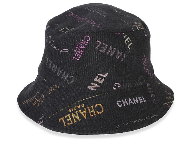 Chanel Multicolor Denim Mood Cloche Bucket Hat M - Ansicht 5