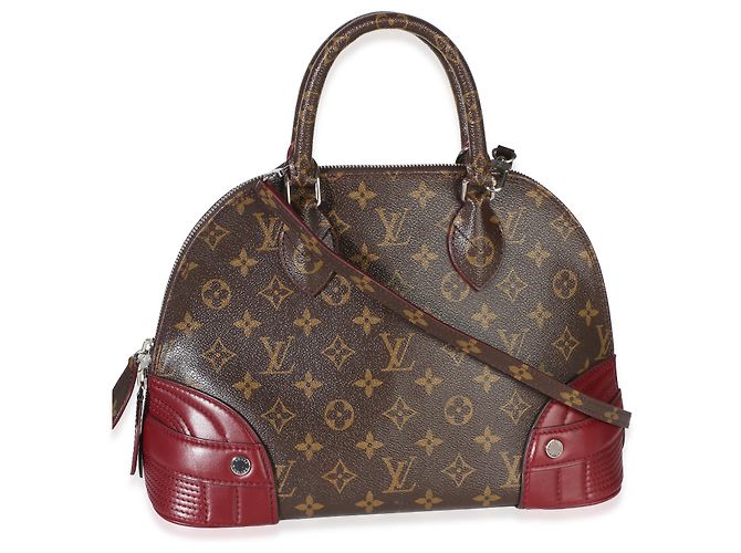 Louis Vuitton Aurore Monogram Shine Canvas Alma PM Marrone - vista 2