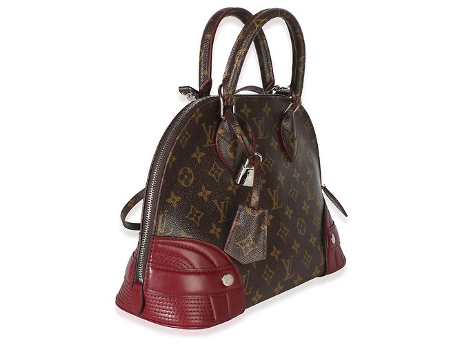 Louis Vuitton Aurore Monogram Shine Canvas Alma PM Marrone - vista 4