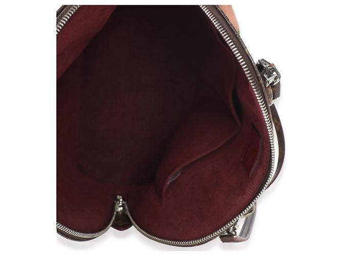 Louis Vuitton Aurore Monogram Shine Canvas Alma PM Marrone - vista 5