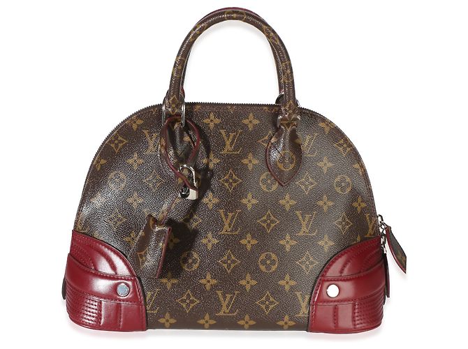 Louis Vuitton Aurore Monogram Shine Canvas Alma PM Marrone - vista 8