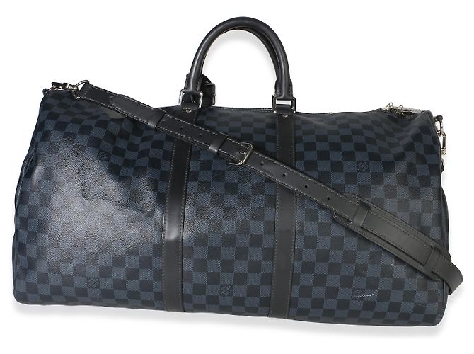 Louis Vuitton Damier Cobalt Keepall Bandouliere 55 Nero - vista 2