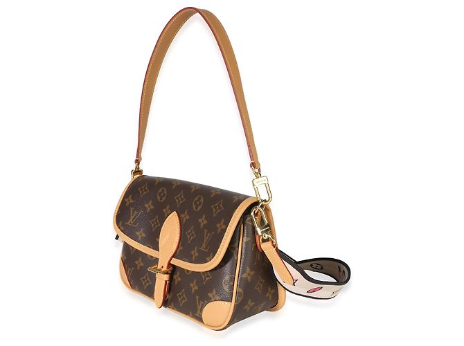 Louis Vuitton Black Monogram Canvas Diane - vista 3