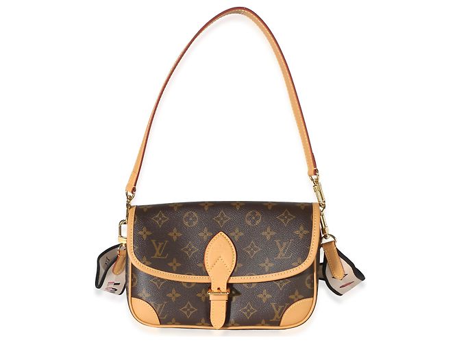 Louis Vuitton Black Monogram Canvas Diane - vista 8