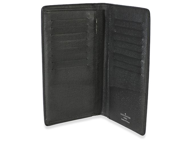 Cartera Louis Vuitton Brazza en Taiga negro - vista 6