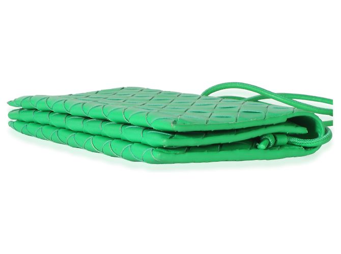 Bottega Veneta Portafoglio con tracolla Intrecciato Nappa Parakeet - vista 6