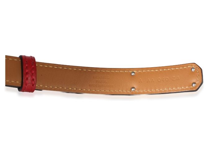 Hermès Rouge Casaque Epsom Kelly 18 Belt PHW - Ansicht 2