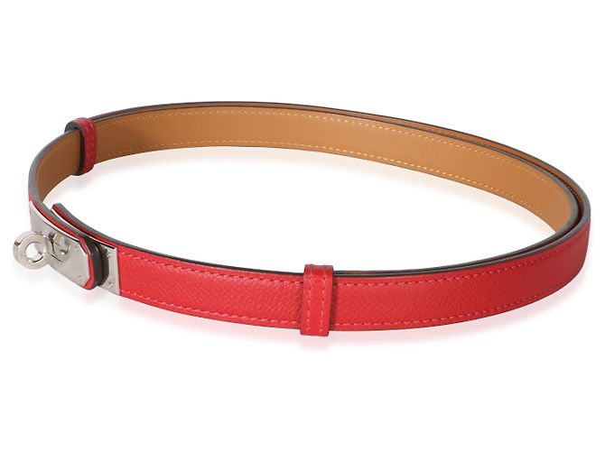 Hermès Rouge Casaque Epsom Kelly 18 Belt PHW - Ansicht 3