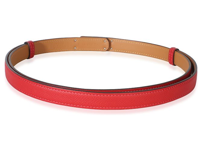 Hermès Rouge Casaque Epsom Kelly 18 Belt PHW - Ansicht 4