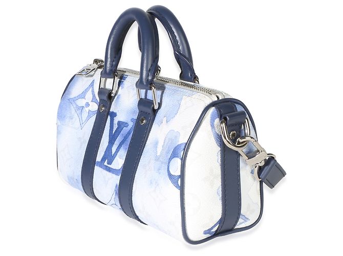 Louis Vuitton Blue Monogram Watercolor Keepall XS Blau - Ansicht 3
