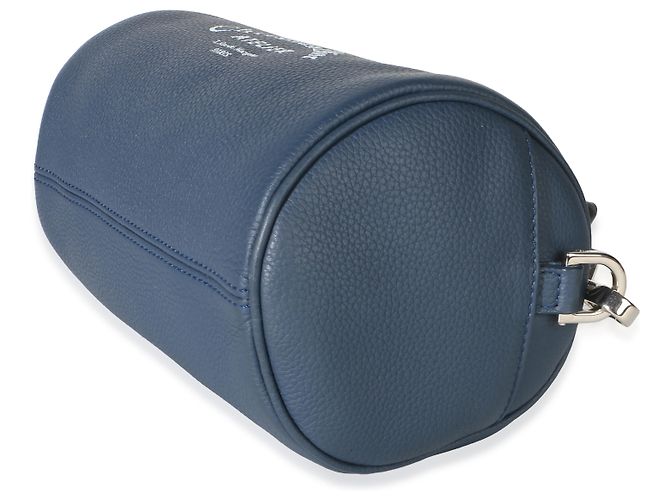 Pouch a rotolo Atelier in pelle di vitello blu navy Christian Dior - vista 6