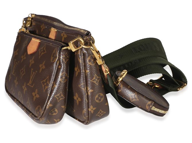 Louis Vuitton Khaki Monogram Canvas Multi Pochette Accessoires - vista 3