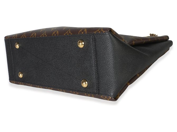 Louis Vuitton Black Monogram Canvas Surene MM Marrone - vista 5