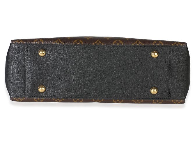 Louis Vuitton Black Monogram Canvas Surene MM Marrone - vista 7
