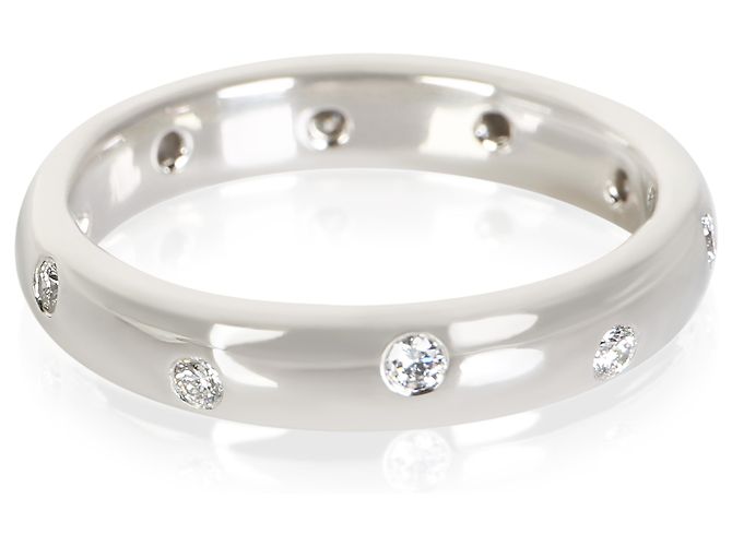 Tiffany & Co. Platinum Diamond Etoile Ring - view 4