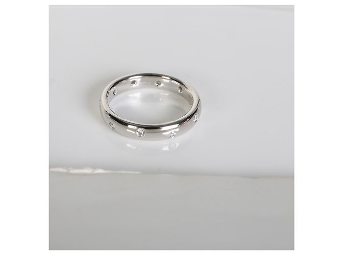 Tiffany & Co. Platinum Diamond Etoile Ring - view 5