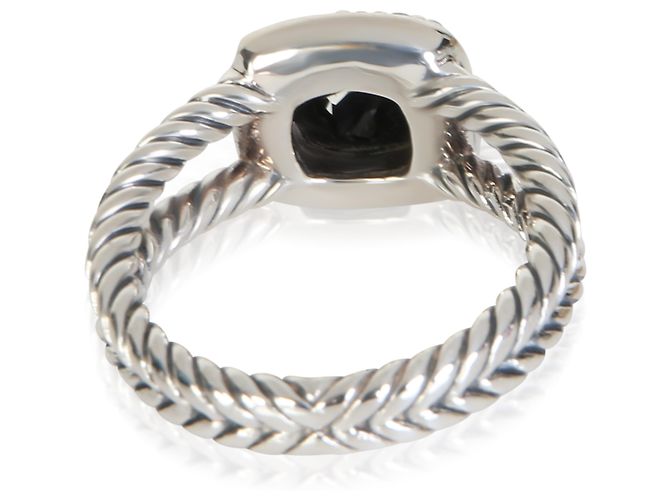 David Yurman Petite Albion Ring aus Sterlingsilber, Onyx und Diamanten - Ansicht 4