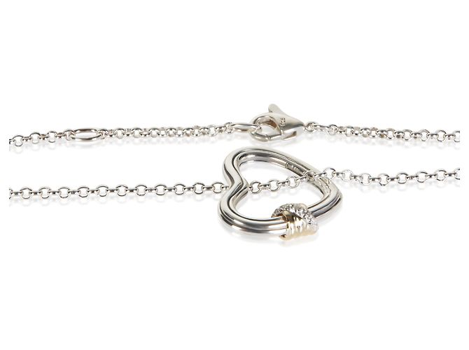 Autre Marque Pendente Cuore di Bambù John Hardy in Oro Giallo, Argento Sterling e Diamanti - vista 2