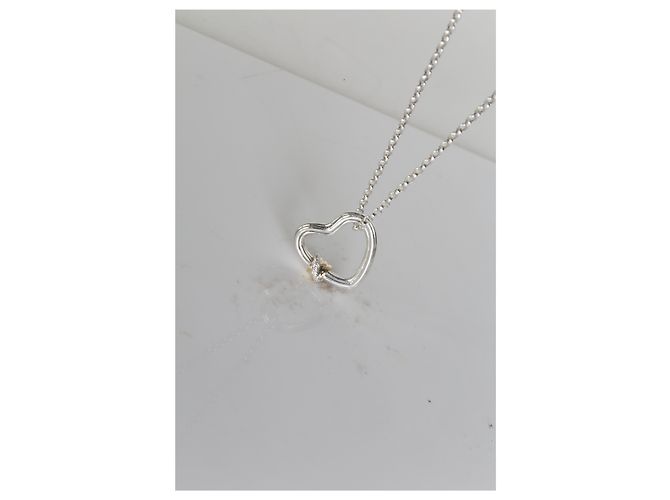 Autre Marque Pendente Cuore di Bambù John Hardy in Oro Giallo, Argento Sterling e Diamanti - vista 4
