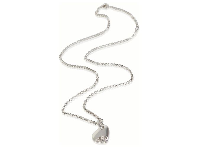 Autre Marque Pendente Cuore Pebble in Argento Sterling e Diamanti John Hardy - vista 3