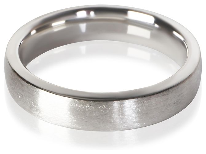 Tiffany & Co. Tiffany Forever Ehering aus Platin, gebürstetes Finish 5mm - Ansicht 2