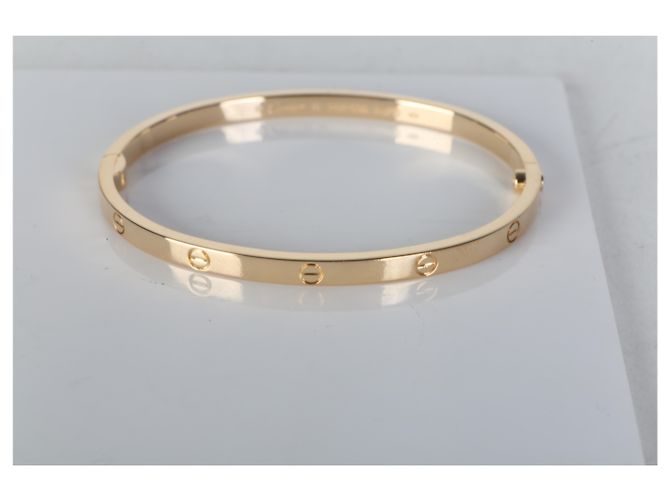 Bracciale Cartier Love Oro Giallo Modello Piccolo - vista 5