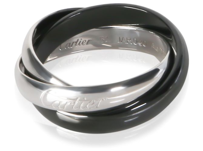Anillo Trinity Clásico Cartier en Oro Blanco - vista 2