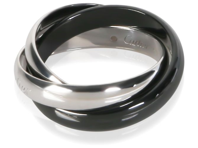 Anillo Trinity Clásico Cartier en Oro Blanco - vista 3