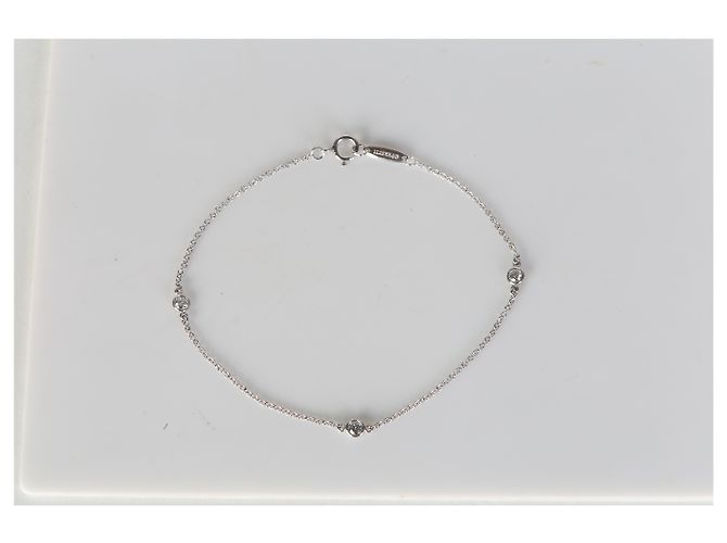 Bracciale Tiffany & Co. Platinum Diamond Elsa Peretti Diamond By The Yard - vista 4