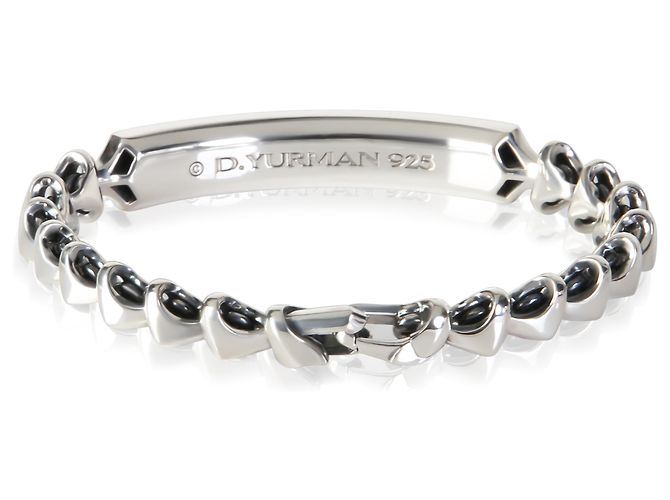 Bracciale ID Armory Link in argento sterling David Yurman - vista 3