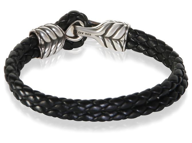 David Yurman Chevron Armband aus Sterlingsilber - Ansicht 3