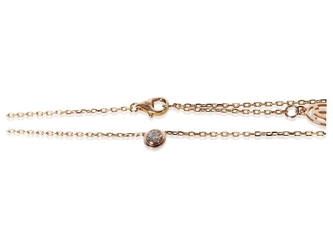 Pendente Cartier D'amour Oro Rosa Diamante Modello Grande - vista 2