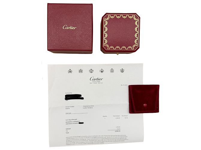 Anillo Cartier Love de Oro Amarillo - vista 5