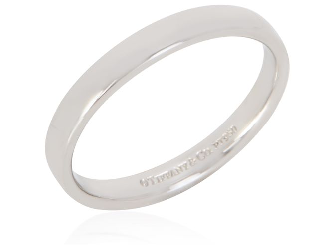 Tiffany & Co. Platin Ehering flach 3mm - Ansicht 2