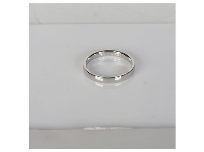 Tiffany & Co. Platin Ehering flach 3mm - Ansicht 6