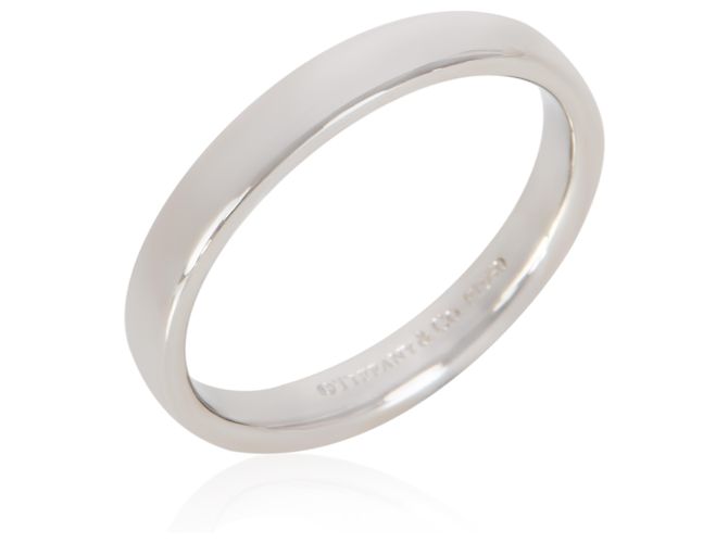 Tiffany & Co. Platin Ehering flach 3mm - Ansicht 2