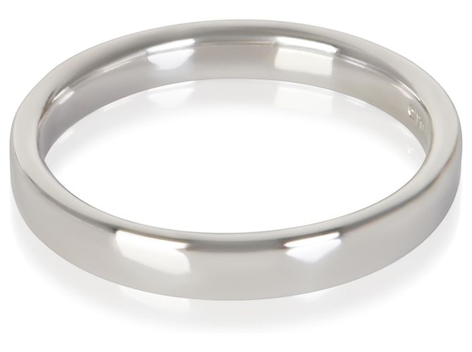 Tiffany & Co. Platin Ehering flach 3mm - Ansicht 3