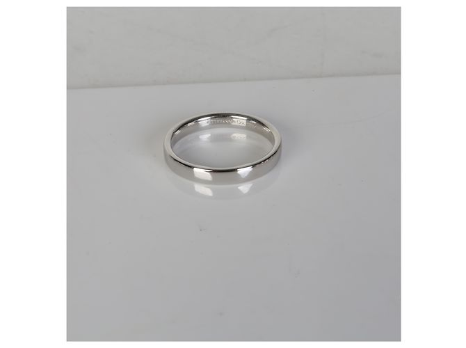 Tiffany & Co. Platin Ehering flach 3mm - Ansicht 6