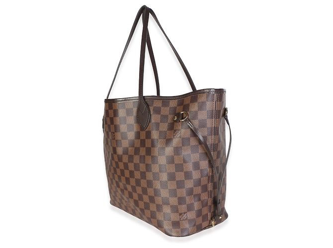 Louis Vuitton Damier Ebene Canvas Neverfull MM - vista 3