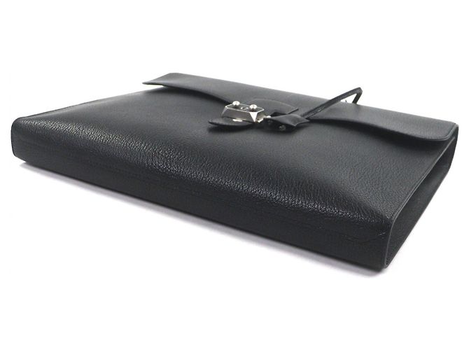 Hermès Sac Adepeche Lite1-37 Chevre Briefcase - vista 4